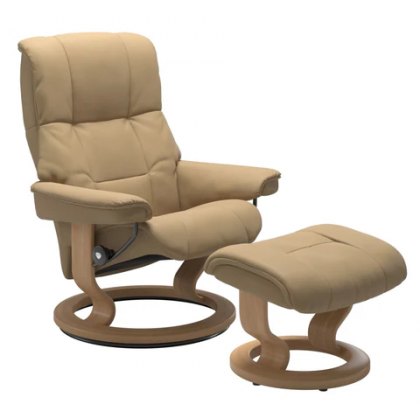 Stressless Quick Delivery Mayfair Medium Classic Base in Paloma Sand