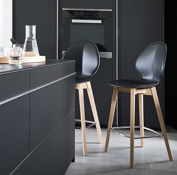 Basil Stool wood Legs By Calligaris Beadle Crome Interiors