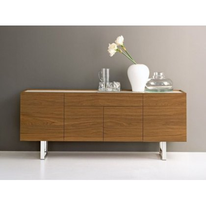 Horizon 4 doors and central drawer sideboard, Ceramic Top 210cm Width By Calligaris Horizon 4 doors and central drawer sideboard, Ceramic Top 210cm Width By Calligaris
