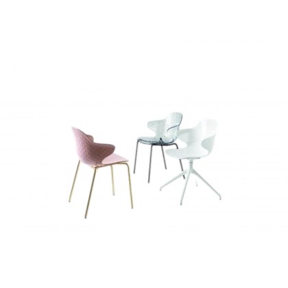 Saint Tropez Dining Chair With Metal Legs By Calligaris