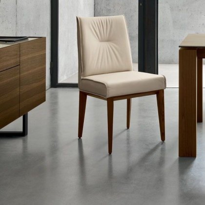 Romy Chair With Wooden Legs By Calligaris