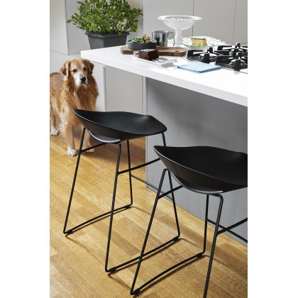 Cosmopolitan Metal Leg Bar Stool By Connubia