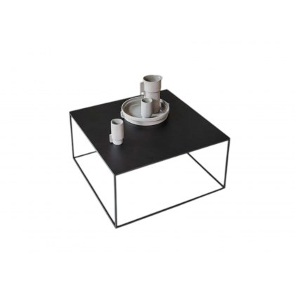 Calligaris Thin Coffee Table With Metal Top