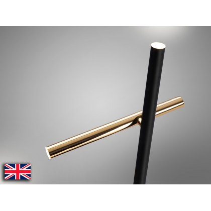 Peyton Gold and Black Floor Lamp Peyton Gold and Black Floor Lamp