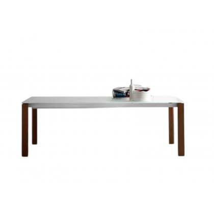 Eminence 160cm Extending Glass Top Table by Connubia