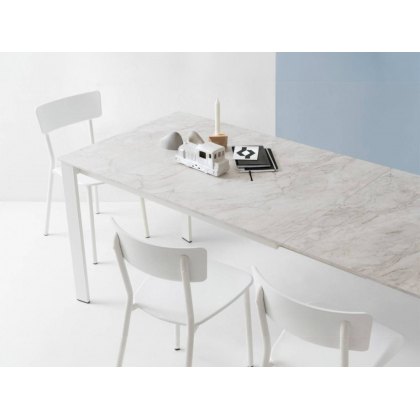 Eminence 130cm Extending Melamine Top Table by Connubia Eminence 130cm Extending Melamine Top Table by Connubia