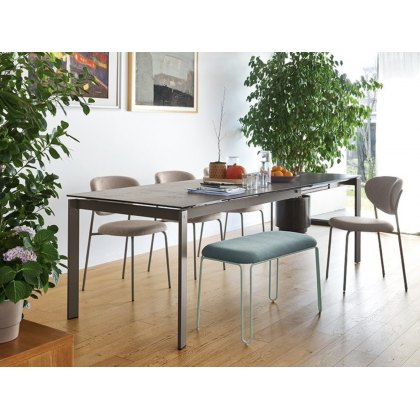 Eminence Fast Extending Table With Metal Legs By Connubia Eminence Fast Extending Table With Metal Legs By Connubia