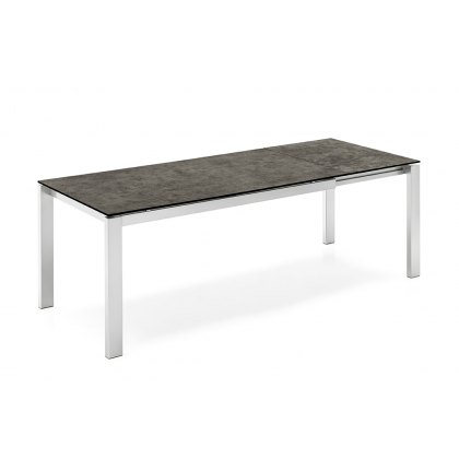 Connubia Baron Ceramic Top 110cm by 70cm Extending Table