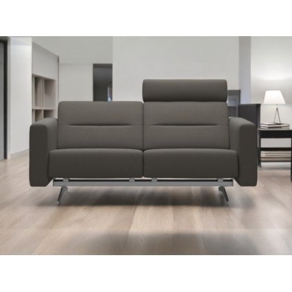 Stressless Quick Delivery Stella 2 Seater in Paloma Metal Grey Stressless Quick Delivery Stella 2 Seater in Paloma Metal Grey