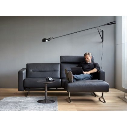 Stressless Quick Delivery Stella 2.5 Seater In Paloma Metal Grey Stressless Quick Delivery Stella 2.5 Seater In Paloma Metal Grey
