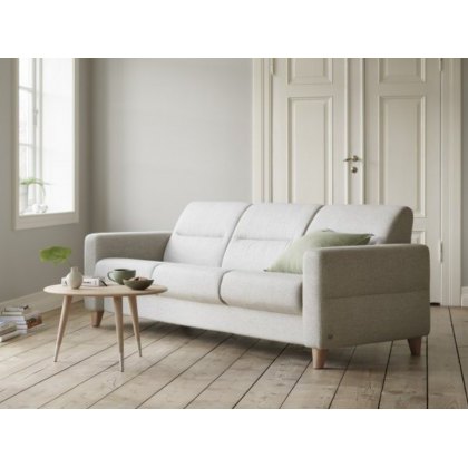 Stressless Fiona Sofa With Upholstered Arm Stressless Fiona Sofa With Upholstered Arm