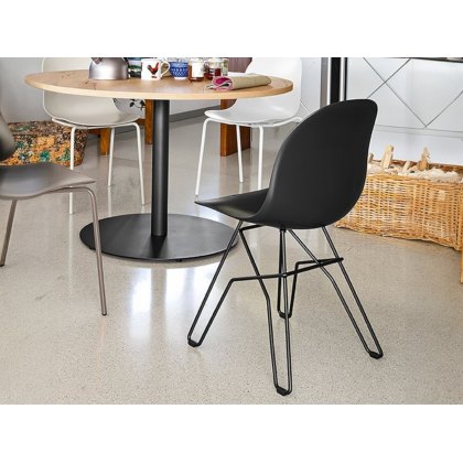 Academy Spiral Leg Chair By Connubia Academy Spiral Leg Chair By Connubia