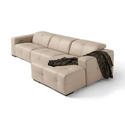 Atlanta Sofa Chaise In Leather