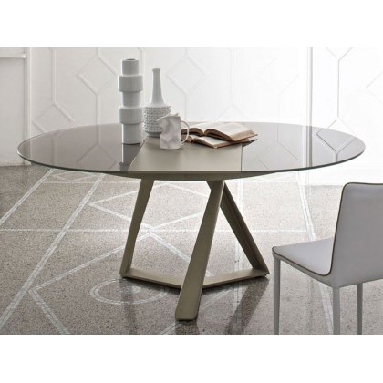 Millennium Round Extendable Marble Table Millennium Round Extendable Marble Table