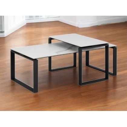 Oblo Coffee Table White Ceramic Oblo Coffee Table White Ceramic