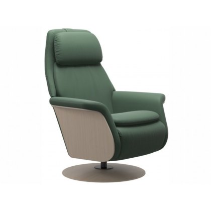 Stressless Sam with Wooden Arms and Disc Base