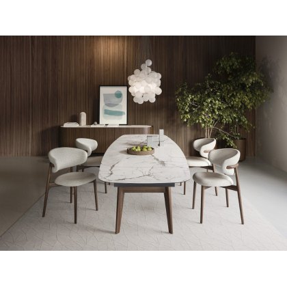 Abrey Extendible Ellipical Top By Calligaris Abrey Extendible Ellipical Top By Calligaris