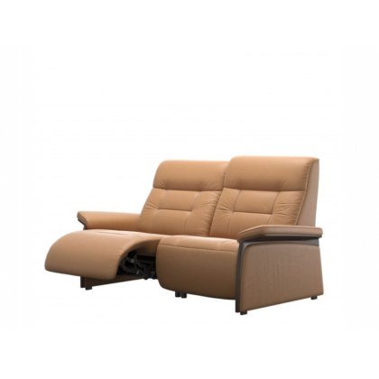 Stressless Mary 2 Seater Sofa With Wooden Arm and Recliners