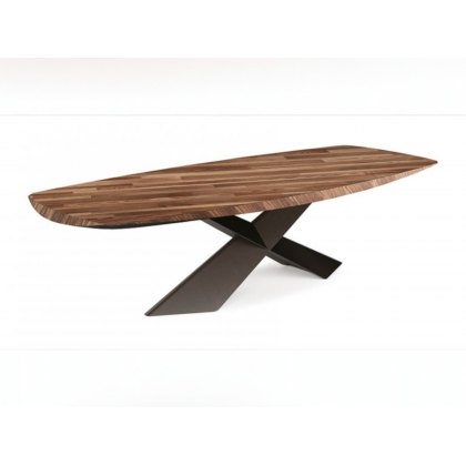 Tyron Rectangular (Rounded) Wooden Table By Cattelan Italia