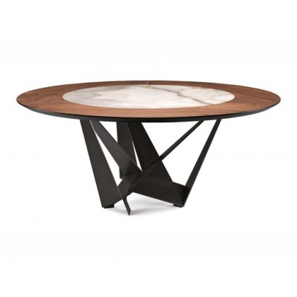 Skorpio Round Ker-Wood Table By Cattelan Italia