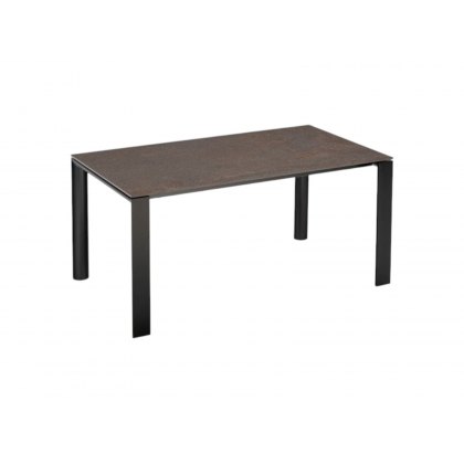 Dorian Ceramic Outdoor Extending Dining Table 160x90cm