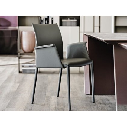 Norma Low Back With Arms Chair By Cattelan Italia Norma Low Back With Arms Chair By Cattelan Italia
