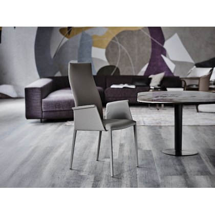 Norma High Back With Arms Chair By Cattelan Italia Norma High Back With Arms Chair By Cattelan Italia