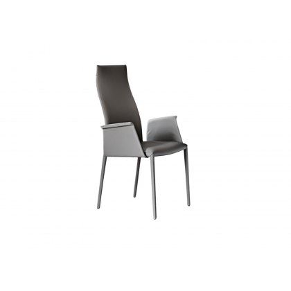 Norma High Back With Arms Chair By Cattelan Italia