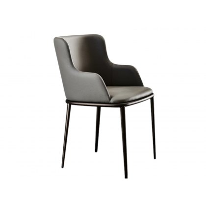 Magda Chair With Metal Legs and Arms By Cattelan Italia