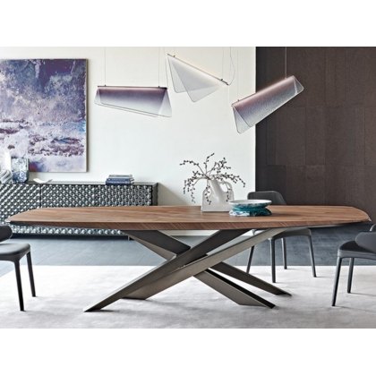 Lancer Wood Table By Cattelan Italia Lancer Wood Table By Cattelan Italia