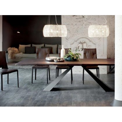 Eliot Wood Fixed Table By Cattelan Italia Eliot Wood Fixed Table By Cattelan Italia