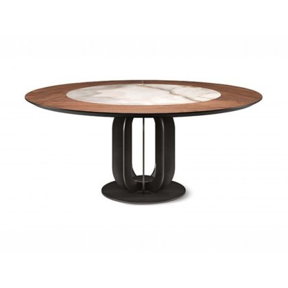 Soho Ker-Wood Round Table By Cattelan Italia