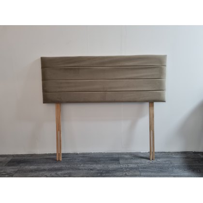 Sarah Double Headboard in Mink Clearance Sarah Double Headboard in Mink Clearance