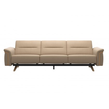 Stressless Stella 3 Seater Sofa With Wooden Arm