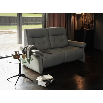 Stressless Mary 2 Seater Sofa With An Upholstered Armrest Stressless Mary 2 Seater Sofa With An Upholstered Armrest
