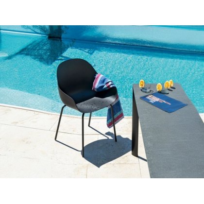 Academy CB2181-E Outdoor Dining Chair By Connubia Academy CB2181-E Outdoor Dining Chair By Connubia
