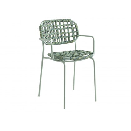 Yo! CB1991-E Outdoor Dining Chair With Arms By Connubia