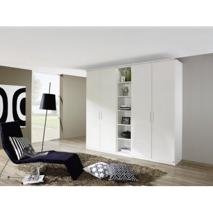 Espace Wardrobe with 4 Doors and Shelf Unit Espace Wardrobe with 4 Doors and Shelf Unit