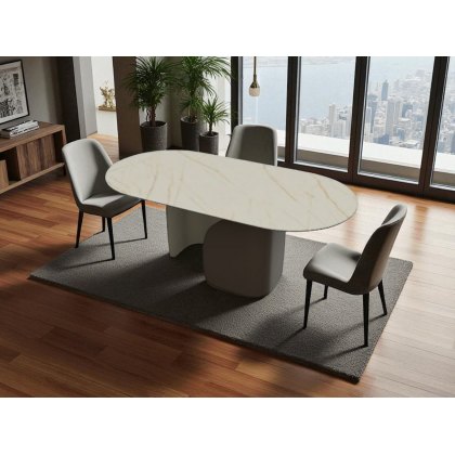 Twins Non Extending Shaped Table in Ceramic CS4153-FE 200 By Calligaris Twins Non Extending Shaped Table in Ceramic CS4153-FE 200 By Calligaris