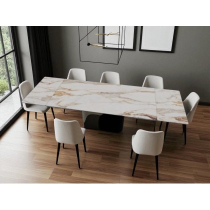 Twins Large Extending Ceramic Table CS4153-R 200 By Calligaris Twins Large Extending Ceramic Table CS4153-R 200 By Calligaris