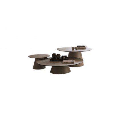 Albert Keramik Coffee Table With A Colosseo Top Quick Ship By Cattelan Italia