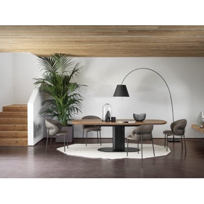 Cameo Fixed Wooden Top Shaped Table By Calligaris Cameo Fixed Wooden Top Shaped Table By Calligaris