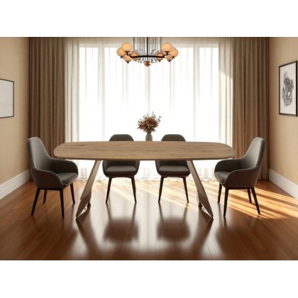 Icaro Fixed Shaped Wooden Top Table By Calligaris Icaro Fixed Shaped Wooden Top Table By Calligaris