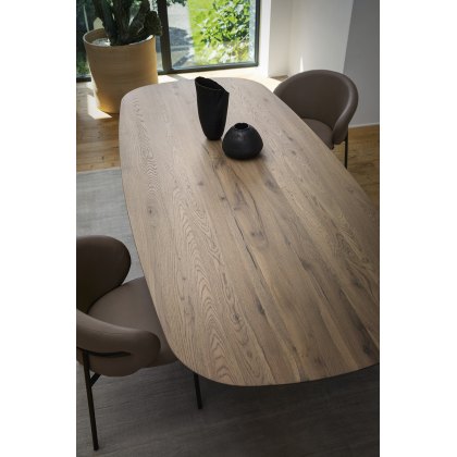 Twins CS4153-FSW 200/250 Shaped Wooden Top Table