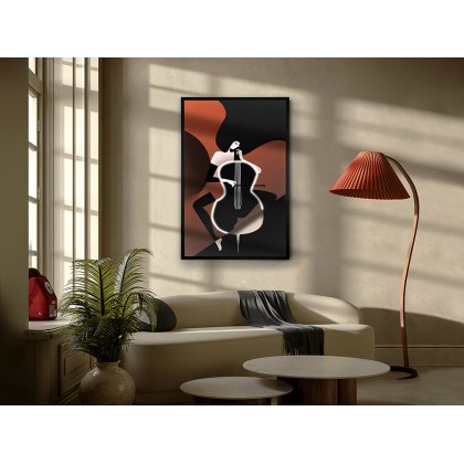 Viola Wall Art With Light