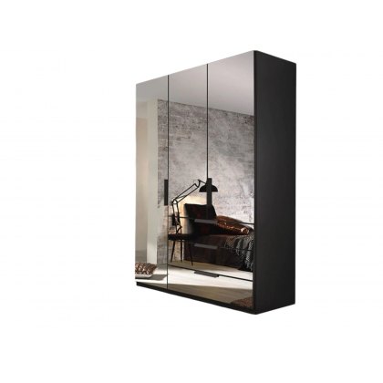 Comet 3 Door Hinged Wardrobe with Mirror Fronts Comet 3 Door Hinged Wardrobe with Mirror Fronts