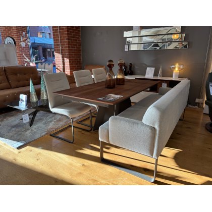 Venjakob ET371 MEC Extending Dining Table, 3 Emira Dining Chairs and P4 Bench Clearance Venjakob ET371 MEC Extending Dining Table, 3 Emira Dining Chairs and P4 Bench Clearance