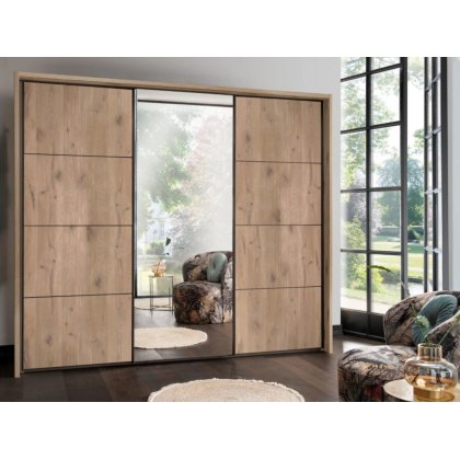 Miami Plus Sliding Wardrobe With Mirrored Doors Miami Plus Sliding Wardrobe With Mirrored Doors