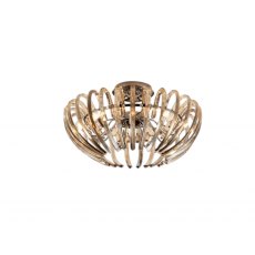 Temple Champagne Ceiling Light