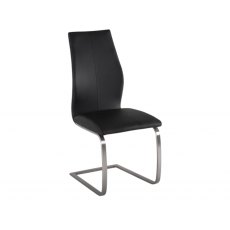 Arcalia chair with brushed steel base